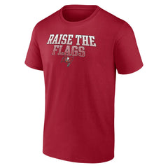 Tampa Bay Buccaneers Big & Tall Raise the Flags Statement T-Shirt Red - Fanatics