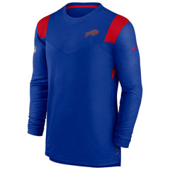 Buffalo Bills Sideline Tonal Logo Performance Player Long Sleeve T-Shirt Royal - Nike