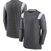 Indianapolis Colts Sideline Tonal Logo Performance Player Long Sleeve T-Shirt Charcoal - Nike