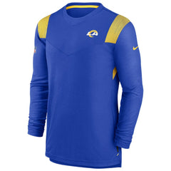 Los Angeles Rams Sideline Tonal Logo Performance Player Long Sleeve T-Shirt Royal - Nike