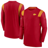 Kansas City Chiefs Sideline Tonal Logo Performance Player Long Sleeve T-Shirt Red - Nike