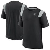Las Vegas Raiders 2022 Sideline Tonal Logo Performance Player T-Shirt Black - Nike