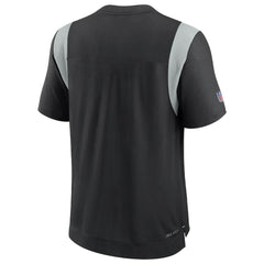 Las Vegas Raiders 2022 Sideline Tonal Logo Performance Player T-Shirt Black - Nike