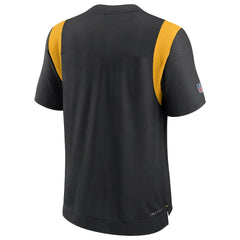 Pittsburgh Steelers Sideline Tonal Logo Performance Player T-Shirt Black - Nike