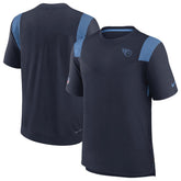 Tennessee Titans Sideline Tonal Logo Performance Player T-Shirt Navy - Nike