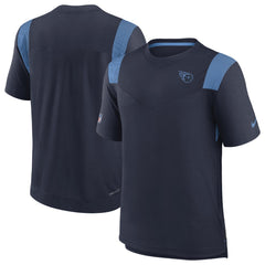 Tennessee Titans Sideline Tonal Logo Performance Player T-Shirt Navy - Nike