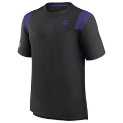 Minnesota Vikings Sideline Tonal Logo Performance Player T-Shirt Black - Nike