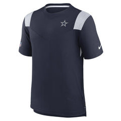 Dallas Cowboys Sideline Tonal Logo Performance Player T-Shirt Navy - Nike