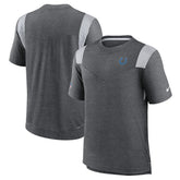 Indianapolis Colts Sideline Tonal Logo Performance Player T-Shirt Heather Charcoal - Nike