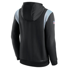 Carolina Panthers Sideline Athletic Stack Performance Pullover Hoodie Black - Nike