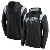 Las Vegas Raiders Sideline Athletic Stack Performance Pullover Hoodie Black - Nike