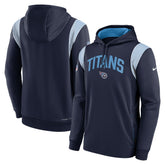 Tennessee Titans Sideline Athletic Stack Performance Pullover Hoodie Navy - Nike