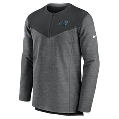 Carolina Panthers Sideline Lockup Performance Quarter-Zip Top Charcoal - Nike