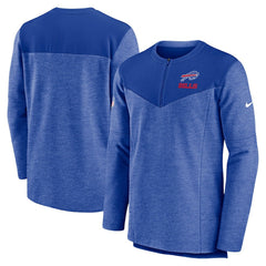 Buffalo Bills Sideline Lockup Performance Quarter-Zip Top Royal - Nike