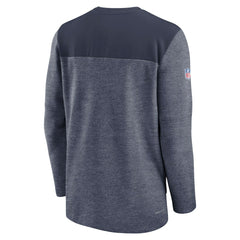 New England Patriots Sideline Lockup Performance Quarter-Zip Top Navy - Nike