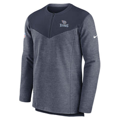 Tennessee Titans Sideline Lockup Performance Quarter-Zip Top Navy - Nike