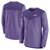 Minnesota Vikings Sideline Lockup Performance Quarter-Zip Top Purple - Nike