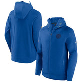 New York Islanders - Fanatics Authentic Pro Road Tech Lightweight Full-Zip Hoodie Jacket Heather Royal