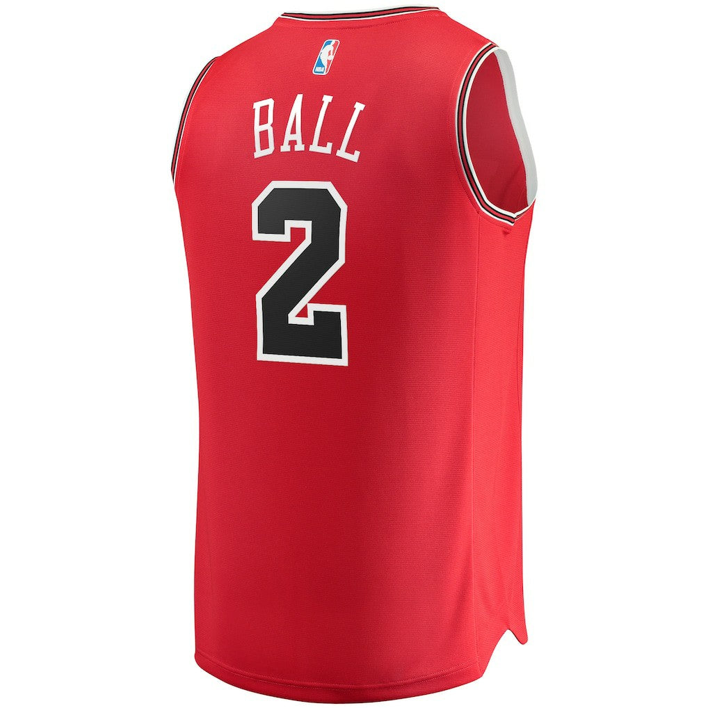 Lonzo Ball Chicago Bulls Youth Fast Break Road Replica Jersey sale - Icon Editi- Red | NBA Jerseys