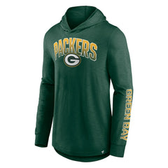 Green Bay Packers Front Runner Long Sleeve Hooded T-Shirt Green - Fanatics