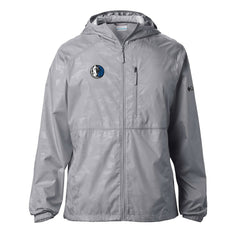 Columbia - Dallas Mavericks Camo Flash Forward Full-Zip Windbreaker Jacket - Gray