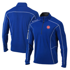 Columbia - Detroit Pistons Shotgun Quarter-Zip Pullover Jacket - Blue