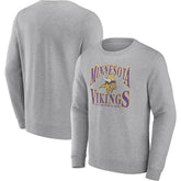 Minnesota Vikings Playability Pullover Sweatshirt Heathered Gray - Fanatics
