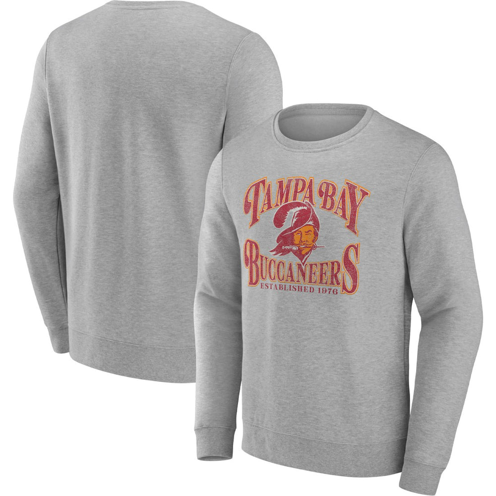Tampa Bay Buccaneers Playability Pullover Sweatshirt Heathered Charcoal - Fanatics