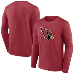 Arizona Cardinals Primary Logo Long Sleeve T-Shirt Cardinal - Fanatics