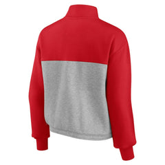 St. Louis Cardinals Fanatics Women's Iconic Cinch Waist Quarter-Zip Top Near Me