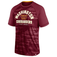 Washington Commanders Hail Mary Raglan T-Shirt Burgundy - Fanatics