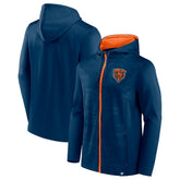 Chicago Bears Ball Carrier Full-Zip Hoodie Navy - Fanatics
