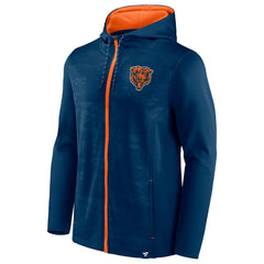 Chicago Bears Ball Carrier Full-Zip Hoodie Navy - Fanatics