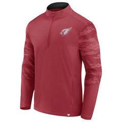 Arizona Cardinals Ringer Quarter-Zip Jacket Cardinal - Fanatics