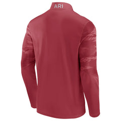 Arizona Cardinals Ringer Quarter-Zip Jacket Cardinal - Fanatics