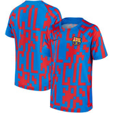 Nike Barcelona 2022/23 Pre-Match Top - Blue