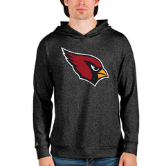 Arizona Cardinals Antigua Team Absolute Pullover Hoodie Heathered Black - NFL