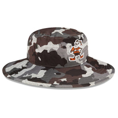 Cleveland Browns New Era 2022 NFL Training Camp Historic Logo Panama Bucket Hat Camo - NFL