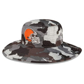 Cleveland Browns New Era 2022 NFL Training Camp Panama Bucket Hat Camo - NFL