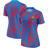 Nike Barcelona Women's 2022/23 Pre-Match Home Performance Top - Blue