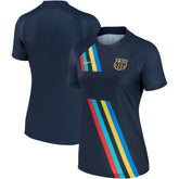 Nike Barcelona Women's 2022/23 Pre-Match AWAY Performance Top - Navy