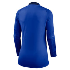 Nike Chelsea Women's Strike Drill Raglan Performance Quarter-Zip Top - Blue