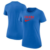 Nike Barcelona Women's Swoosh T-Shirts - Blue