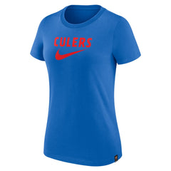 Nike Barcelona Women's Swoosh T-Shirts - Blue