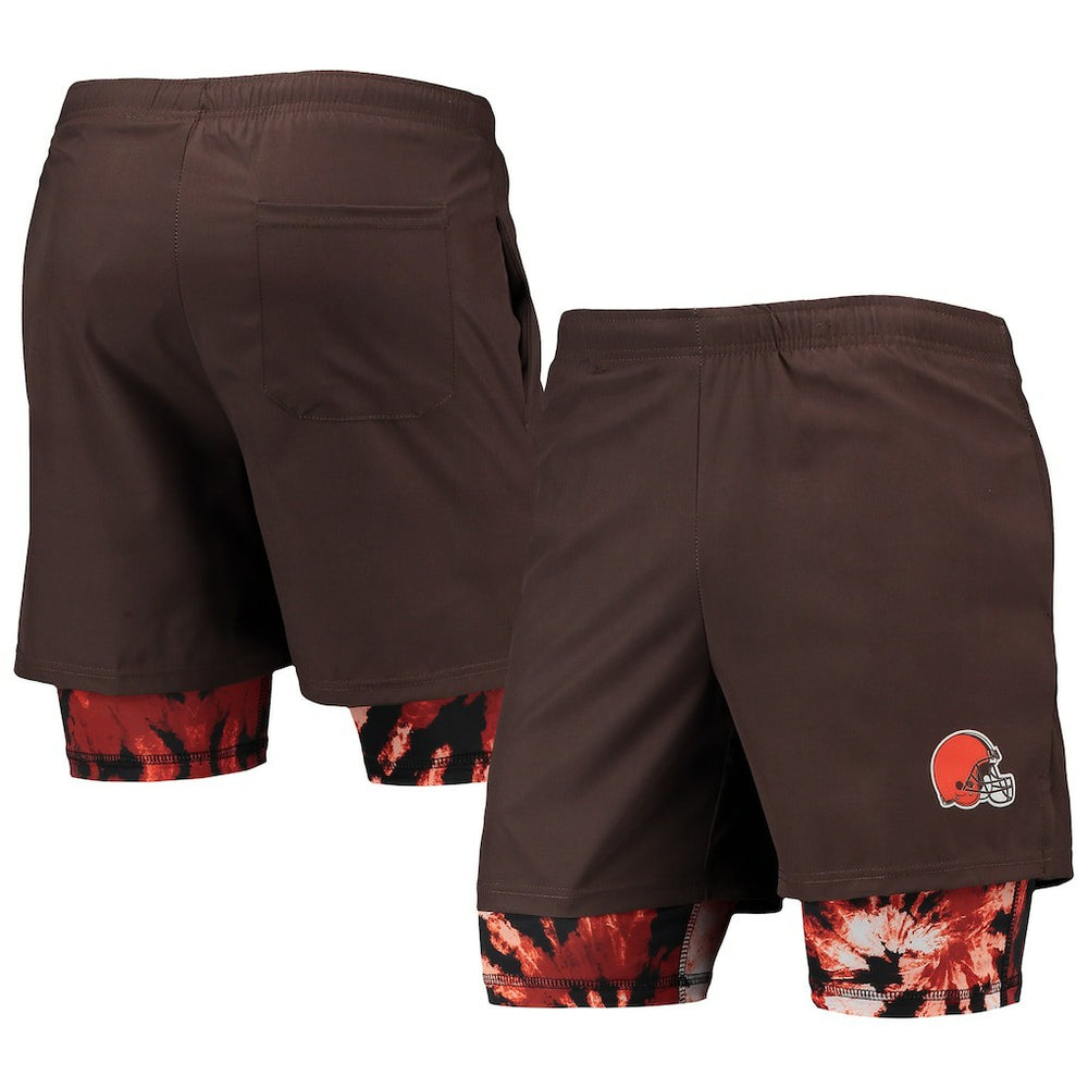 Cleveland Browns FOCO Running Shorts Brown - NFL