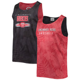 Cincinnati Reds FOCO Floral Reversible Mesh Tank Top Clearance