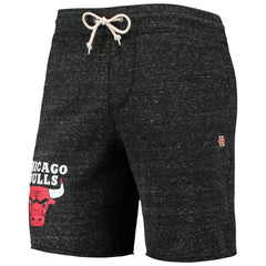 NBA - Chicago Bulls Homage Primary Logo Tri-Blend Sweat Shorts - Charcoal