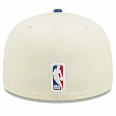 New Era - Philadelphia 76ers 2022 NBA Draft 59FIFTY Fitted Hat - Cream/Royal