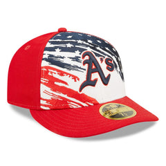 Athletics New Era 2022 4th of July Low Profile 59FIFTY Fitted Hat discount