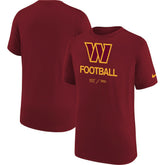 Washington Commanders Youth Sideline Legend Performance T-Shirt Burgundy - Nike